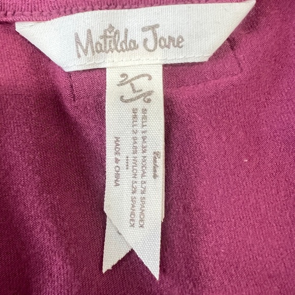 Matilda Jane Womens Dusty Pink Long Sleeve Flowy Shirt Size Large - Picture 6 of 7